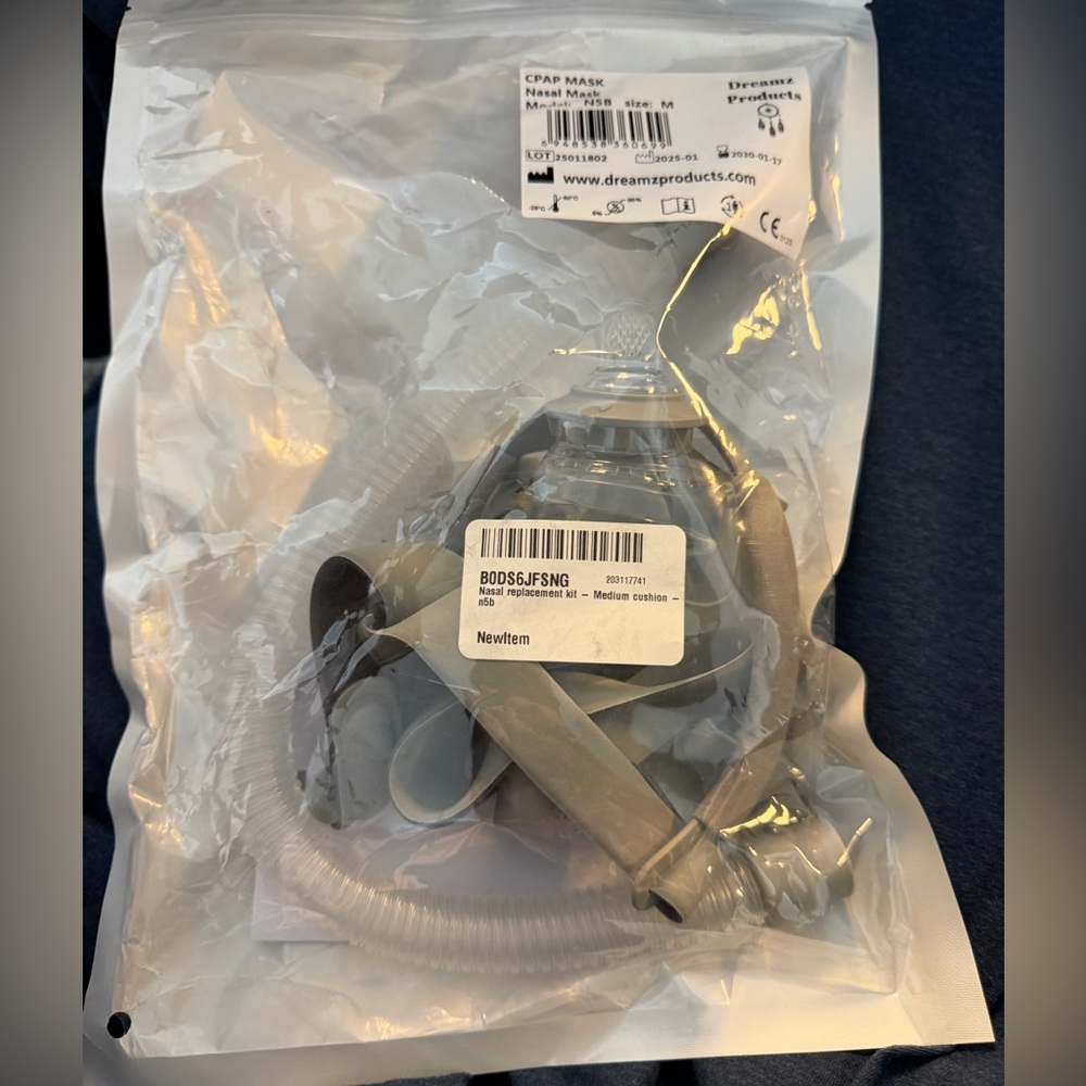 CPAP Nasal Mask with Headgear Model N5B size Medium